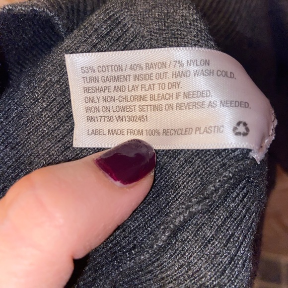 Gray Jewel Embellished Cardigan XL - Picture 8 of 8